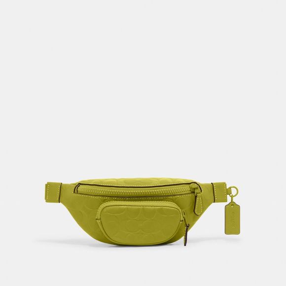 NWT Coach Outlet Sprint Belt Bag 24 In Signature Leather - Picture 1 of 7